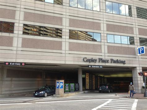 copley place boston parking.